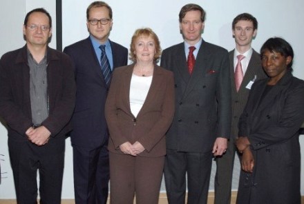 WIth Philippe Sands QC, Bridget Prentice MP, Dominic Grieve QC MP and Constance Briscoe