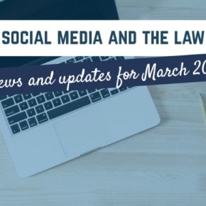 Social media and the law podcast, March 2016&nbsp;#TalkingSocBiz